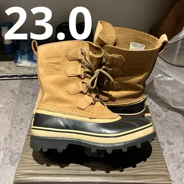 소렐 카리부 스노우 부츠 베이지 천연 가죽 23.0cm