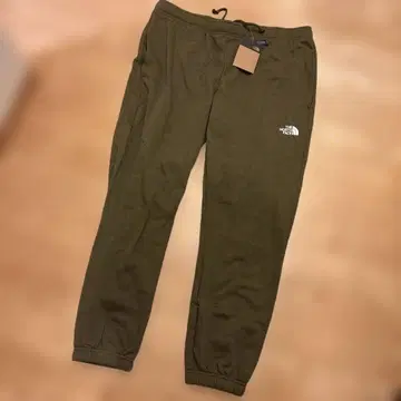 미사용 새상품 THE NORTH FACE 스웨트 팬츠 올리브