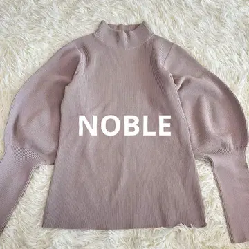 [ 새상품급 ] 워셔블 NOBLE 노블 벌룬 슬리브 니트