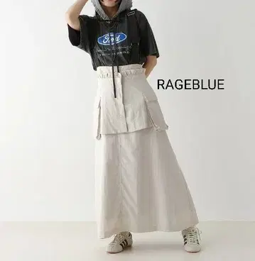 택 포함 새상품 정가 9900엔 RAGEBLUE 벨트 SET 점프 스커트