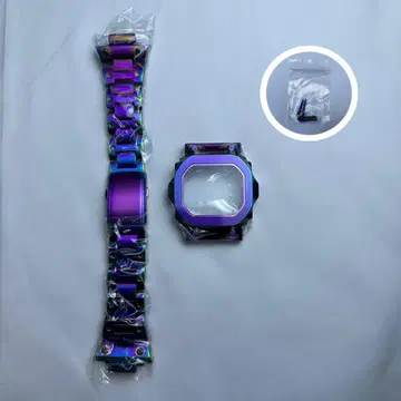 미사용 새상품 G-shock GX-56 용 호환 케이스 스테인리스 퍼플