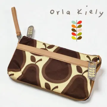 새상품 미사용 Orla Kiely 오라 카일리 페어 패턴 장지갑