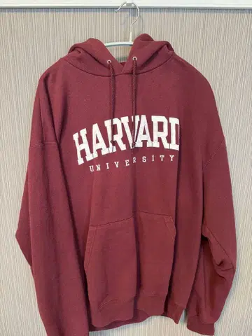 HARVARD UNIVERSITY 후드 부착 후드티