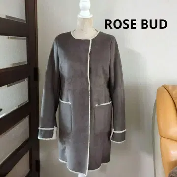 ROSE BUD 로즈버드 무스탕 코트 그레이 프리 사이즈