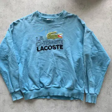 레어 80s LACOSTE 라코스테 블루 긴팔 트레이닝복 사이즈 4 M