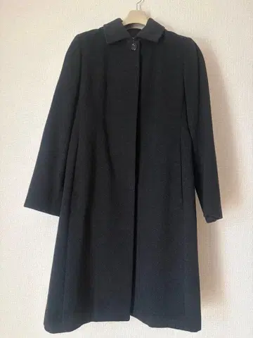 캐시미어 롱 코트 도쿄 스타일 블랙