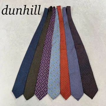 NM35 던힐 dunhill 7개 세트 묶음 판매 넥타이 남성용