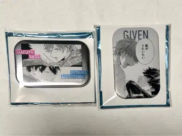 기븐전 최애 커플 배지 컬렉션 A 마후유 & 리츠카 2개 세트