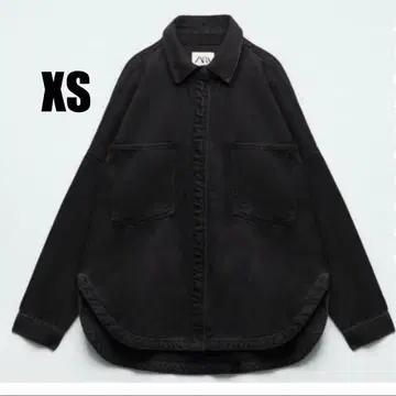 ZARA 포켓 데님 셔츠 자켓 XS