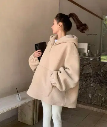 BOA FLEECE HOODIE 벌스데이 바쉬 보아 플리스