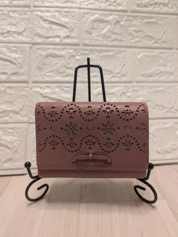 미니 지갑 컴팩트 타입 브라운 계열 사만사 베가