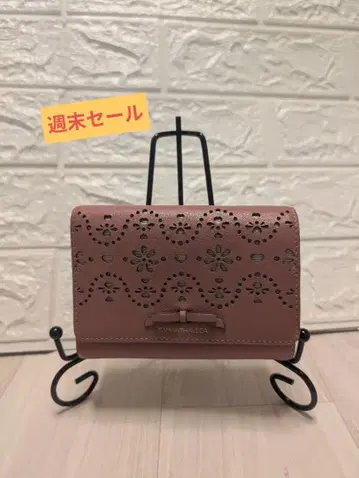 [ 주말 세일 ] 미니 지갑 컴팩트 타입 브라운 계열 사만사 베가