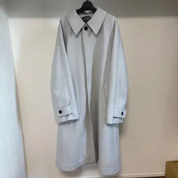 HARE 울리테크 루즈 A라인 스테인리스 코트 라이트 그레이