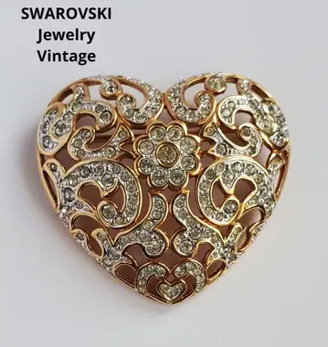 SWAROVSKI 스와로브스키 빈티지 비쥬 브로치 주얼리