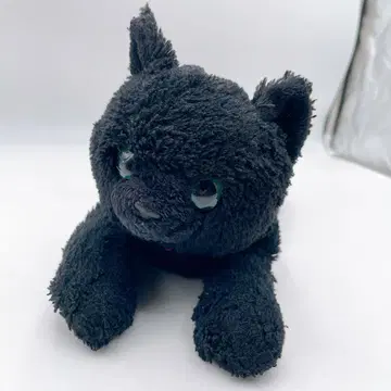 무릎 고양이 검은 고양이 봉제 인형 선레몬 47cm