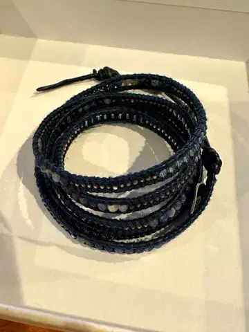 다크 블루 랩 팔찌