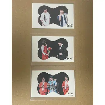 FANY Rewards 카드 롱 코트다디 3개 세트 도마에 토끼
