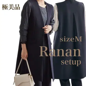RANAN 노카라 롱베스트 셋업 네이비 컨디션 최상 M
