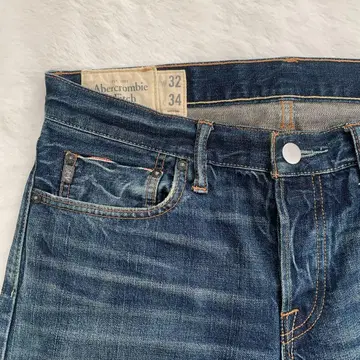 Abercrombie & Fitch 아바클로 빈티지 데님 32 빨간색 귀