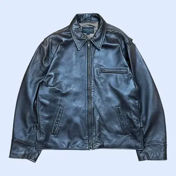 GOLDEN BEAR 골든베어 가죽 자켓 브라운 L