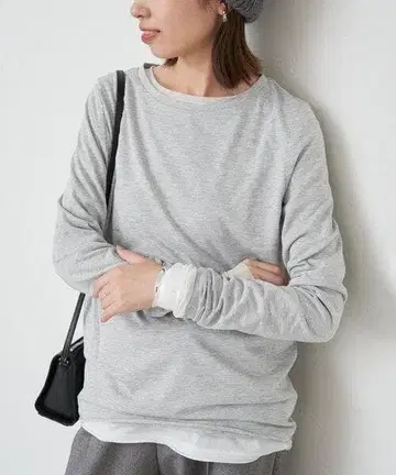 SLOBE IENA T/C 천축 베이직 롱 TEE