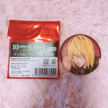 DEATHNOTE 멜로 매트 캔뱃지 컬렉션