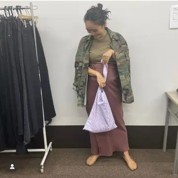 BASERANGE BRING skirt 랩스커트 핑크