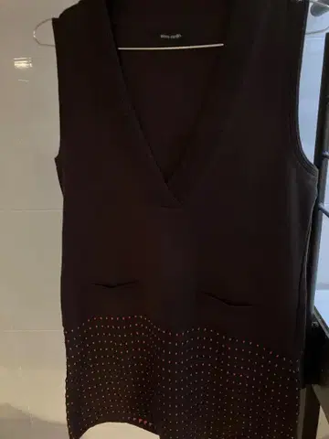 피에르 가르뎅 슬리브리스 원피스