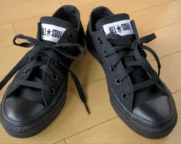 CONVERSE ALL STAR 블랙 로우컷 22cm