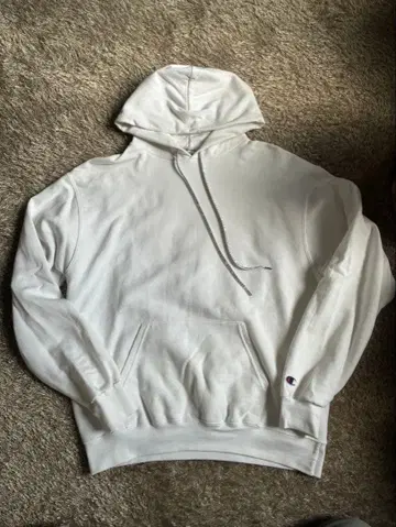sevskig 세브시그 x Champion 화이트 후드티 L