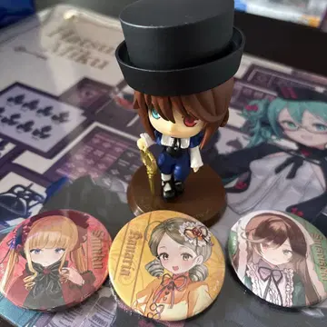 로젠 메이든 큥캐릭터 소우세이세키&캔뱃지 세트