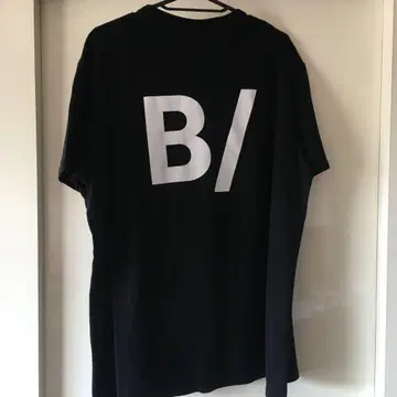 B/ 비슬래시 티셔츠 남성용 블랙 화이트