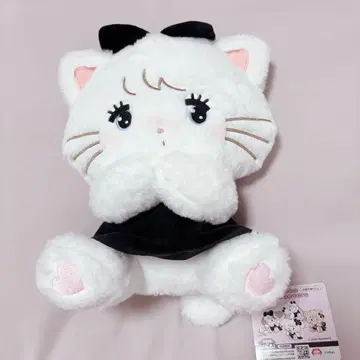 mikko BLACK RIBBON BIG 봉제 인형 무스