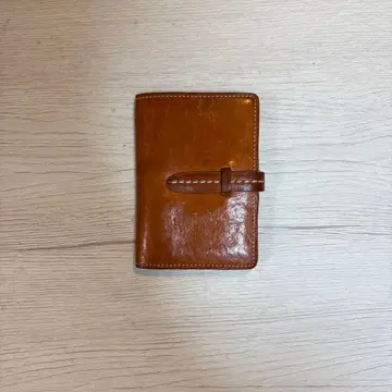 브라운 가죽 코인 케이스