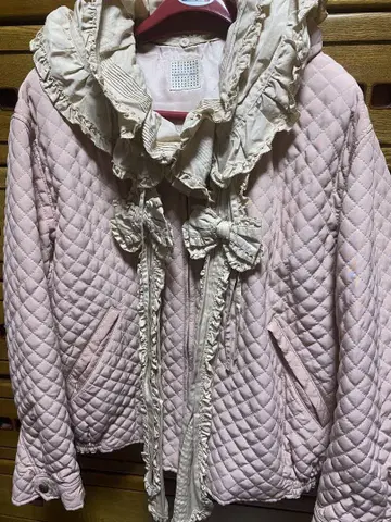 카네코 이사오 핑크 퀼팅 자켓