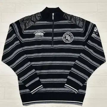 FILA 휠라 골프 남성용 하프 지퍼 니트 L 사이즈
