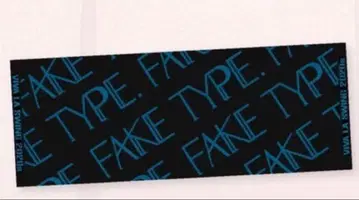 FAKETYPE. 자카드 타월