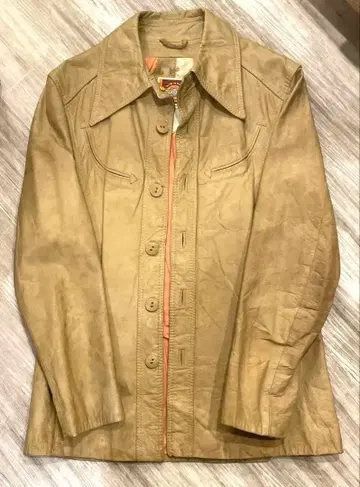 70s Pioneer wear 빈티지 가죽 자켓