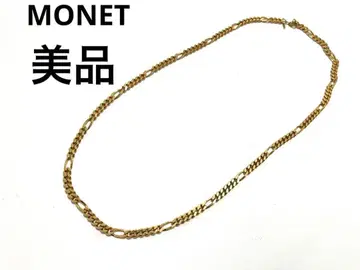 MONET 모네 키헤이 금 도금 체인 목걸이 약 60cm 골드