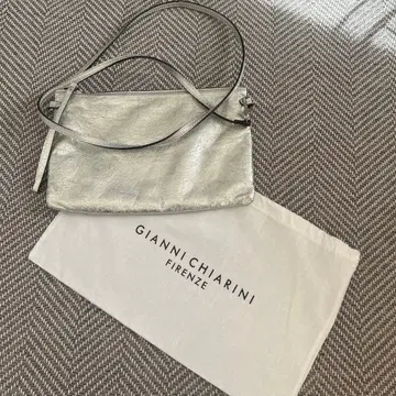 GIANNI CHIARINI 실버 숄더백