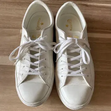 Converse 올스타 쿠페 가죽 화이트 스니커즈