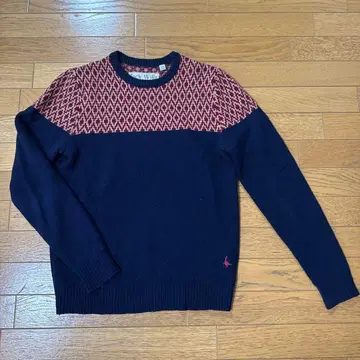 Jack Wills 잭윌리스 니트 스웨터 레드 x 네이비