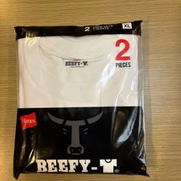 Hanes BEEFY-T 2장 세트 XL