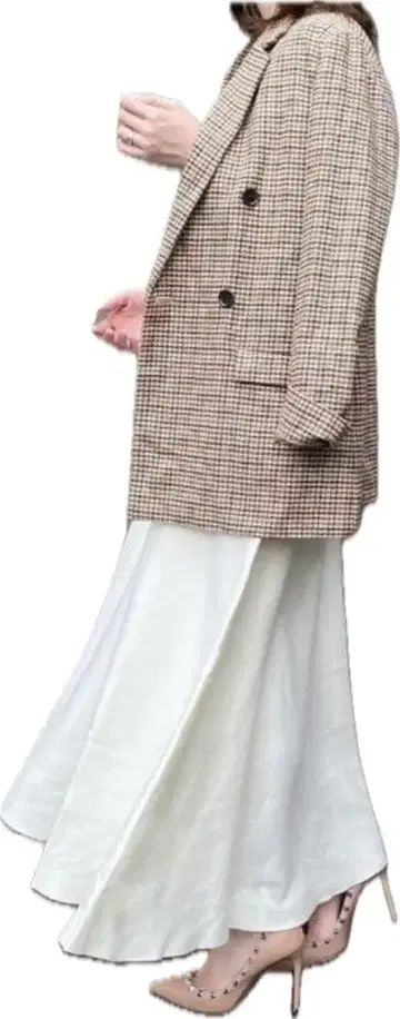 메종 드 돌체 간 클럽 체크 자켓