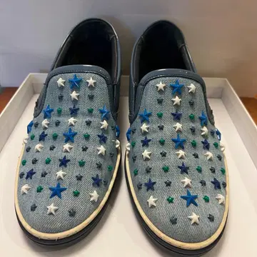 지미추 데님 슬립온 41 / 25.5cm