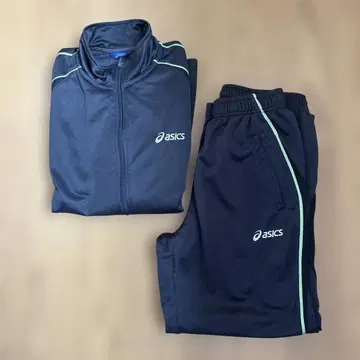 아식스 다크 그레이 저리 상하의 (사이즈: M)