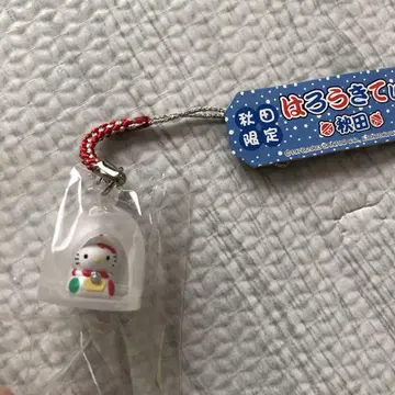 아키타 한정판 헬로키티 스트랩