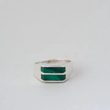 빈티지 멕시칸 말라카이트 링 탁스코 24호