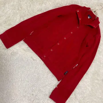 ARMANI JEANS 니트 가디건 레드 USA8 오샤레 돌려입기