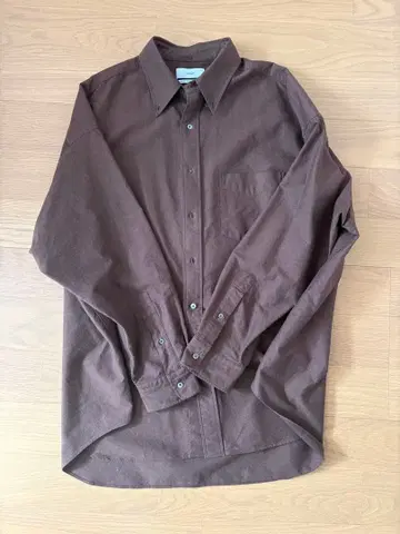Graphpaper Oxford L/S shirt 브라운